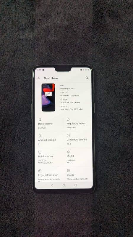 onePlus 6 3