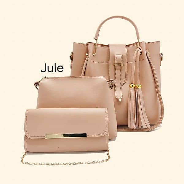 Leather Shoulder Bags 3pc 6