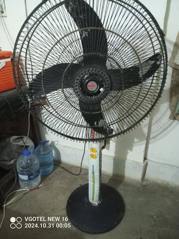 Royal Stand fan good condition new 0