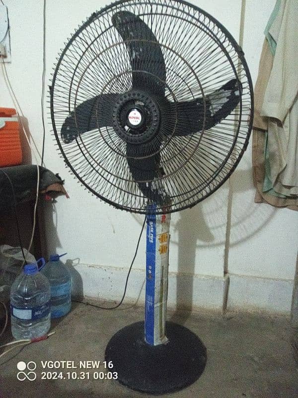 Royal Stand fan good condition new 4