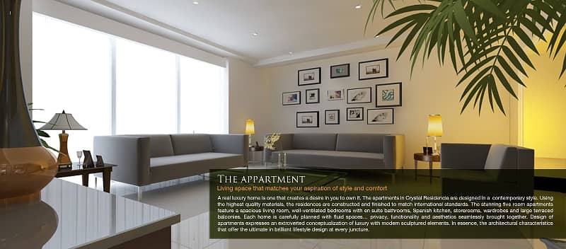 Prime Location GULSHAN-E-IQBAL APPARTMENT For Sale In The Perfect Location Of CRYSTAL RESIDENCIA 20