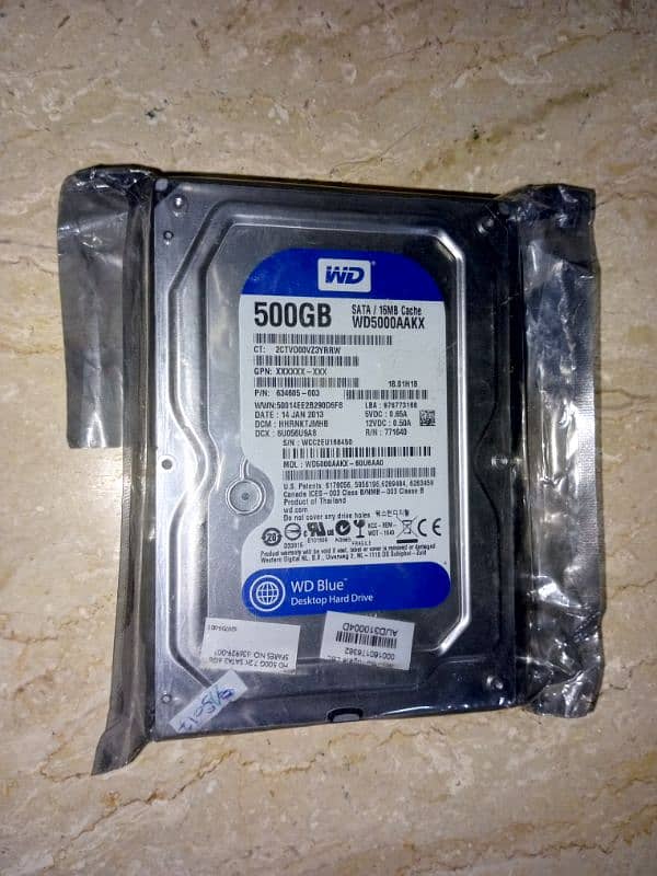 WD 500GB Hard Drive New Pack 0