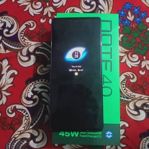 infinix Note 40 only box open 0