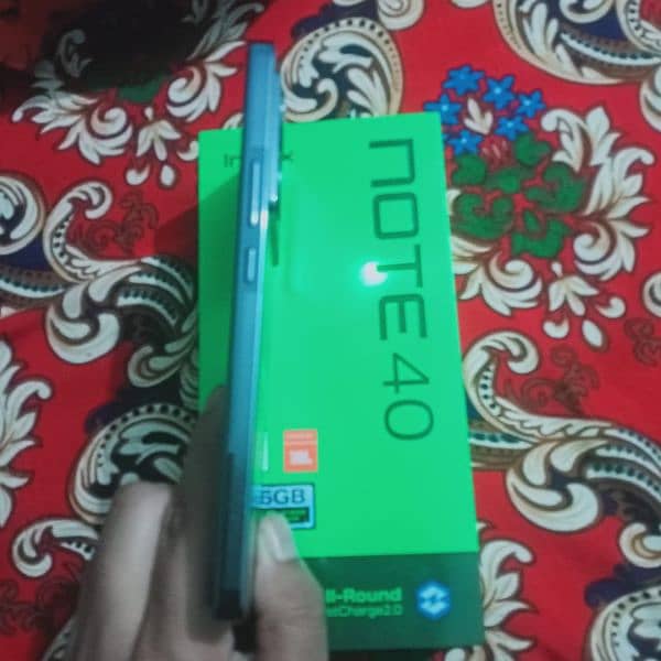 infinix Note 40 only box open 2