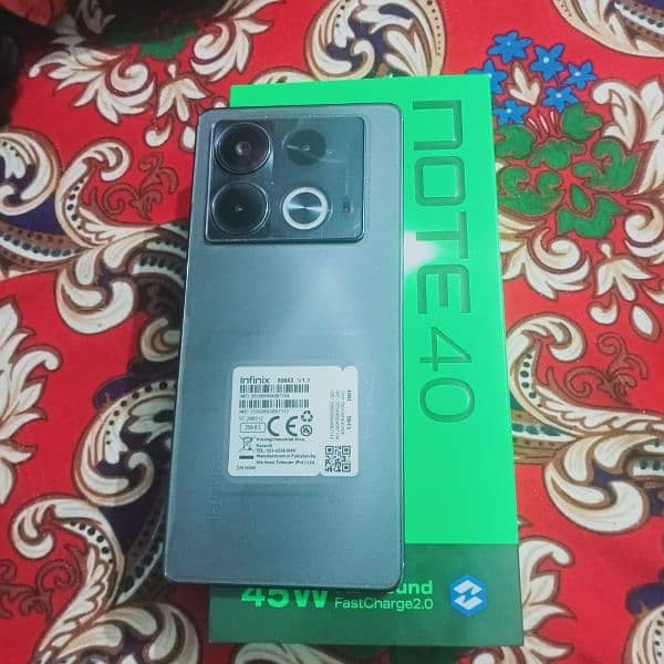 infinix Note 40 only box open 3