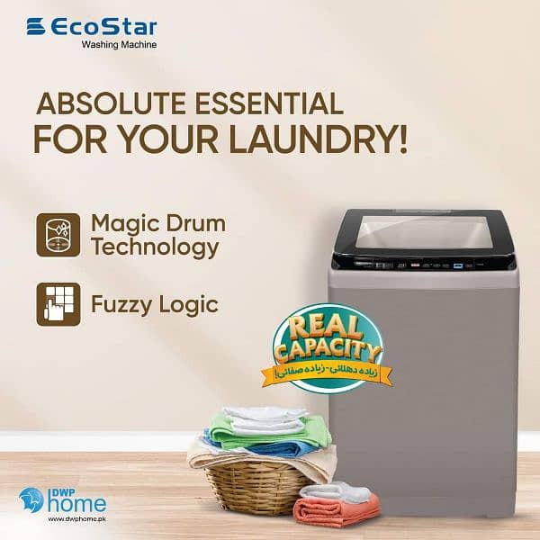 Ecostar washing machine and Dryer machine available 0