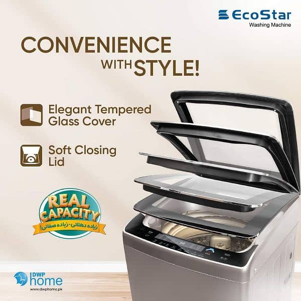 Ecostar washing machine and Dryer machine available 1