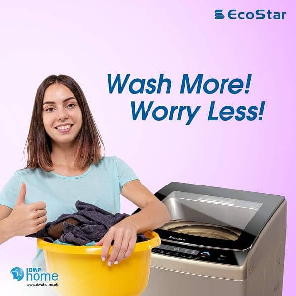 Ecostar washing machine and Dryer machine available 4