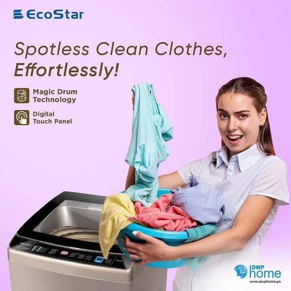 Ecostar washing machine and Dryer machine available 5