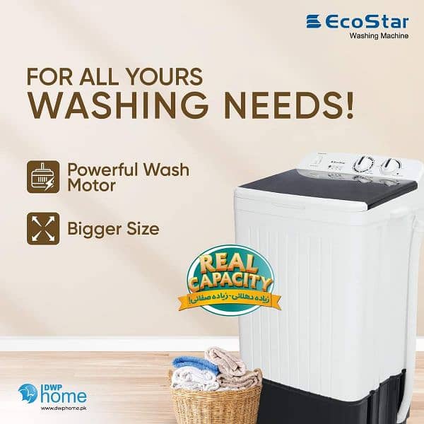 Ecostar washing machine and Dryer machine available 6