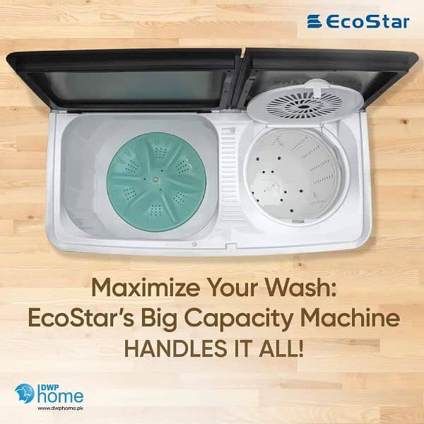 Ecostar washing machine and Dryer machine available 7