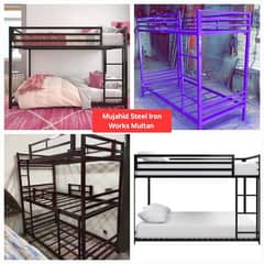 Bunk Bed, Triple story Bed, Single & Bunker Bed.