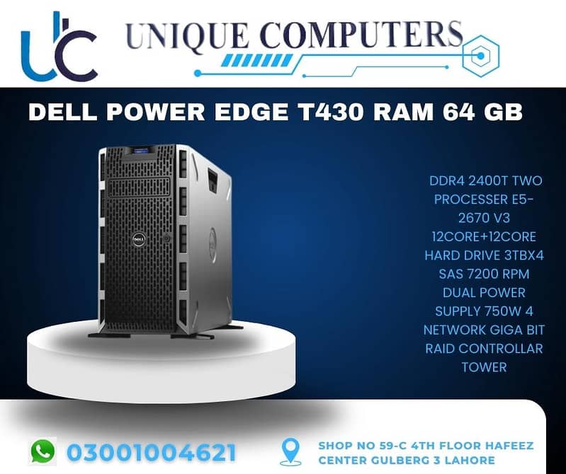 DELL POWER EDGE T430 RAM 64 GB 0