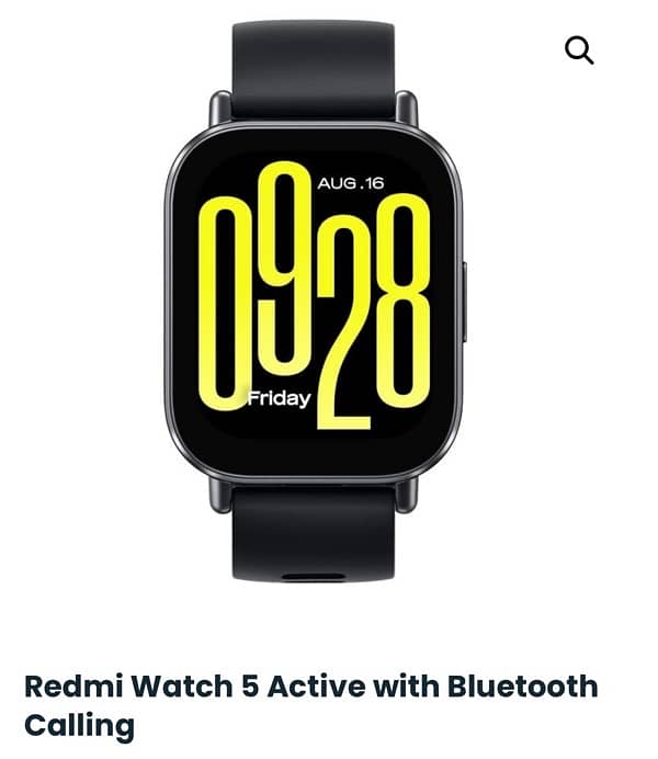 redmi watch 5 active brand new just box open and protector installed 0