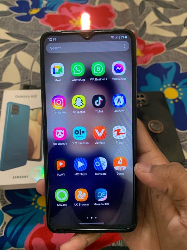 Samsung a12 With Complete saman 6