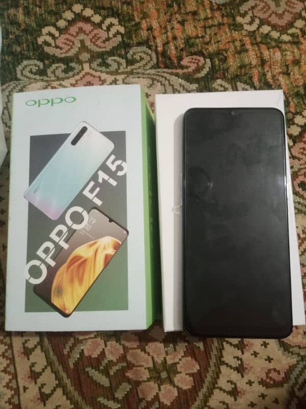 oppo f15 condition 10/10 with box 4