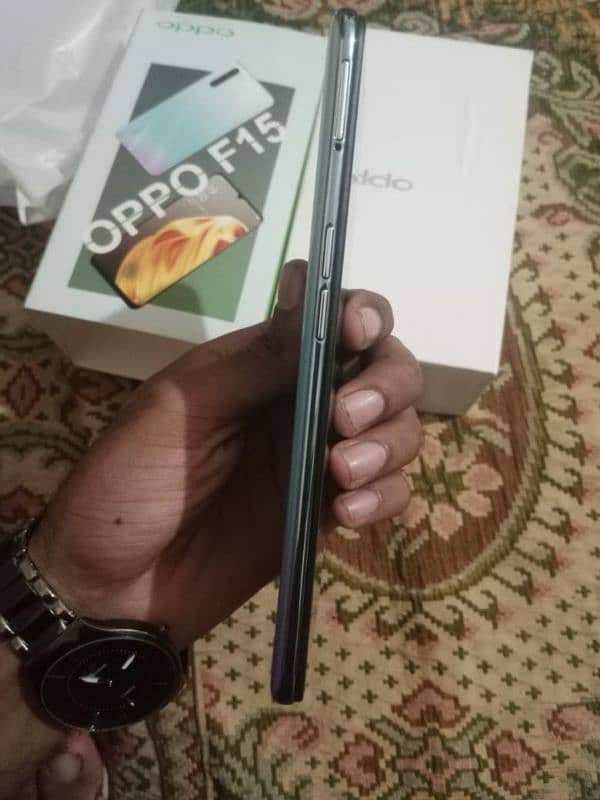 oppo f15 condition 10/10 with box 5