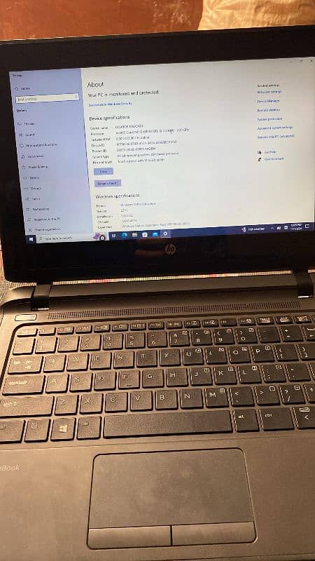 Hp laptop core i3 6th generation Ram Rom 8/120 touch support 0