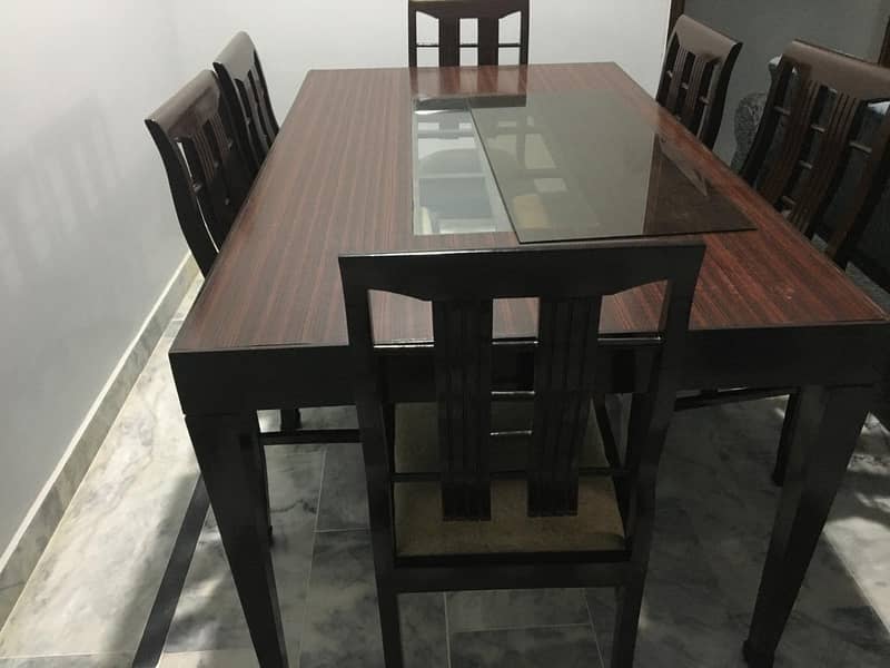 Wooden dining table 2