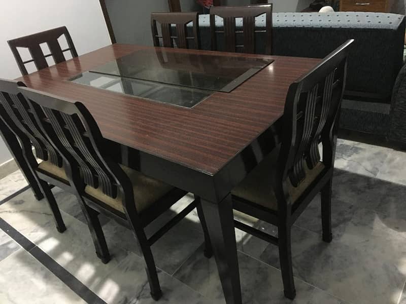 Wooden dining table 3