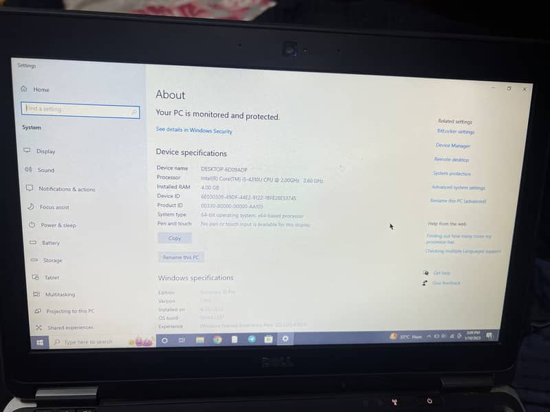 Dell Laptop 4th Generation 0