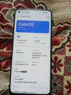 oppo reno 5.8+2gb 128-gb 10/10