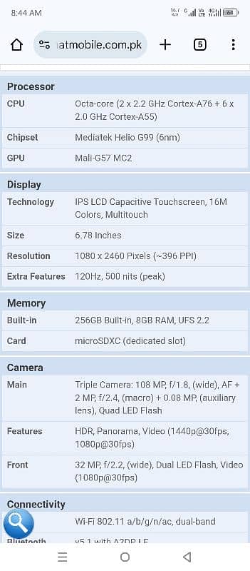 Infinix hote 40pro. Just 20 days use 9