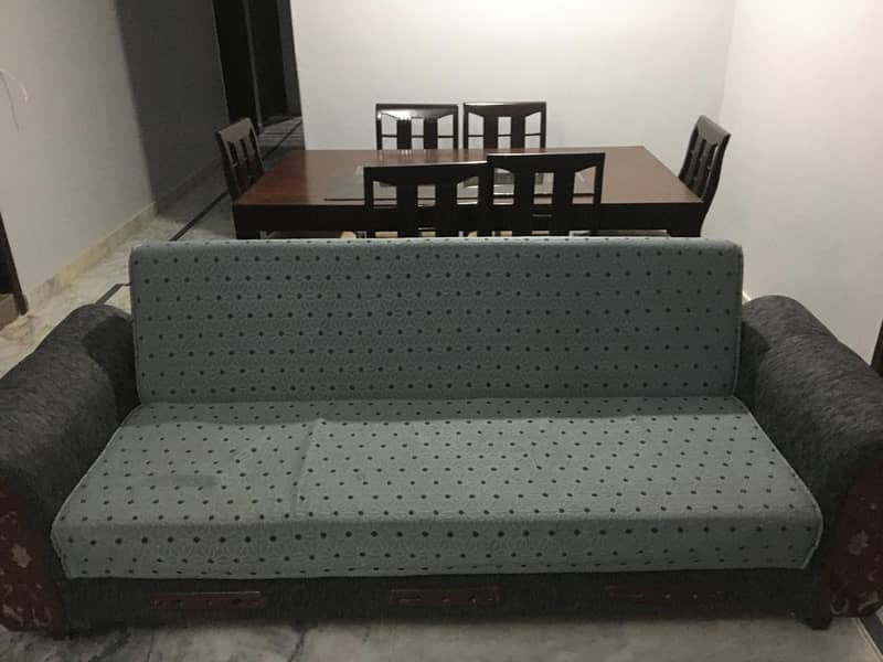 Sofa Cum bed and Tv unit 2