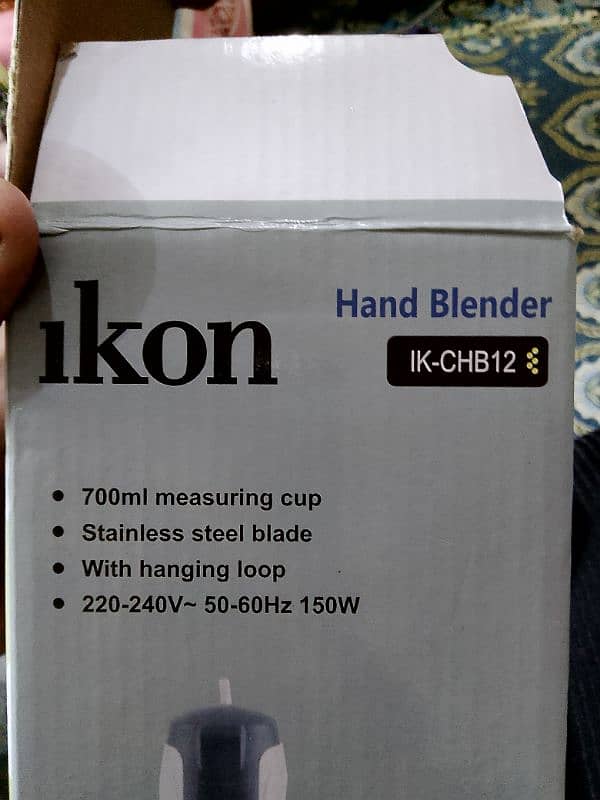 Hand blender Ik-CHB12 5