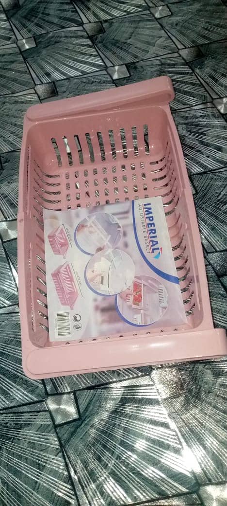 Fridge Basket Adjustable Fridge Basket 4