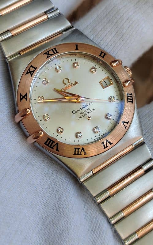 OMEGA Constellation 35.5MM DIA 18K Rose-G Men's Watch 3