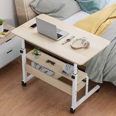 Adjustable Laptop Tables with shelves, Office side table, Study table