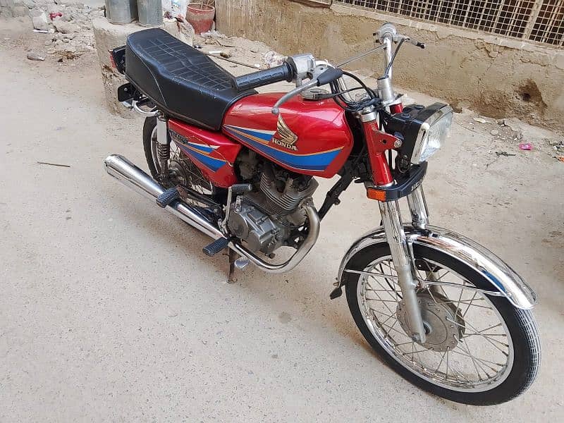 Honda CG 125 karachi number 0