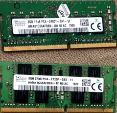 8GB RAM DDR 4