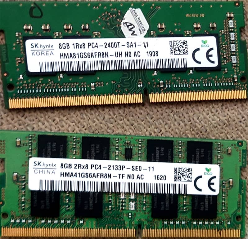 8GB RAM DDR 4 0