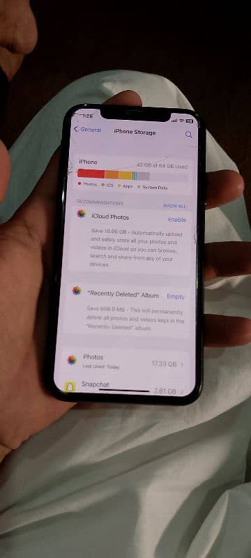 iphone x pta proved all ok back barck face id off  Baki sab ok 1