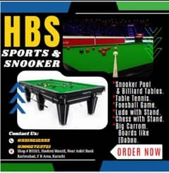 SNOOKER TABLE / BILLIARDS POOL TABLE / RUSSIAN TABLE /WIRAKA/AMERICAN