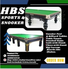 Snooker , Football Game , Foosball , Pati , Ludo , Chess ,Caroom Board