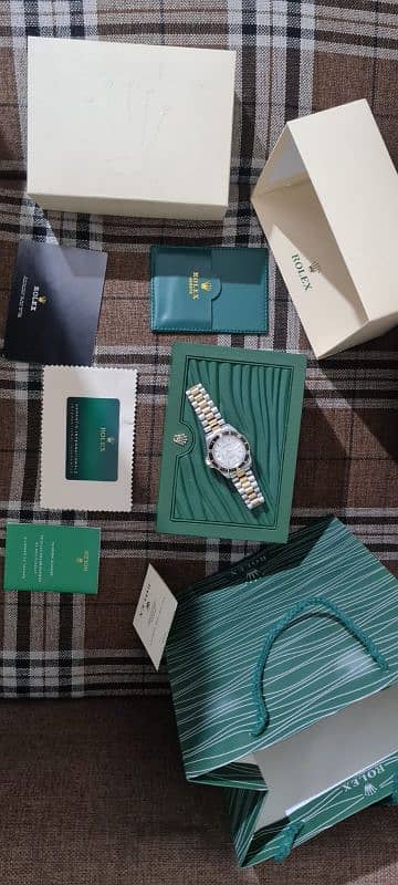 Rolex gents wrist watch compleete box accessories etc 2