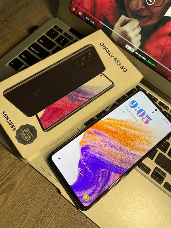 SAMSUNG GALAXY A53 5G PTA OFFICIAL WITH BOX 4