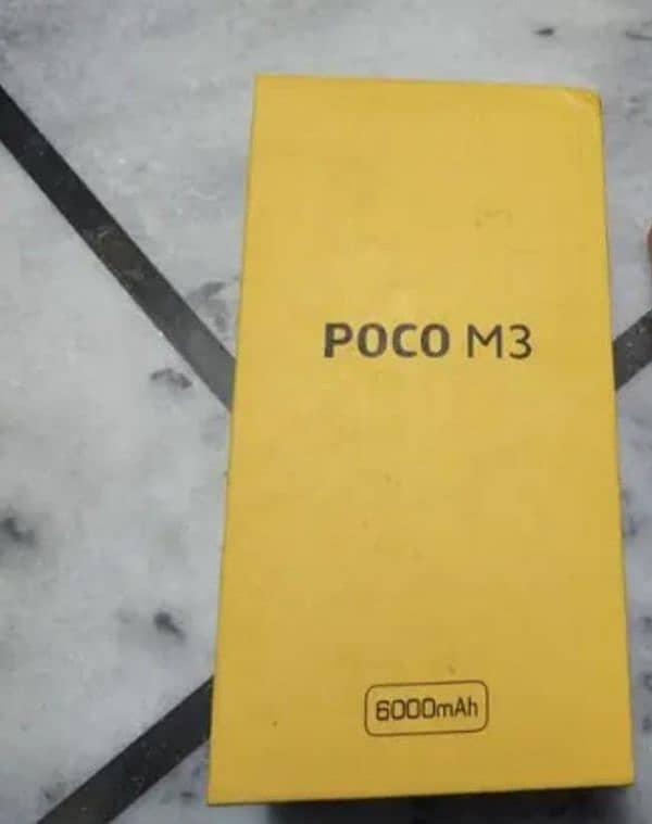 Poco M3 4+128 Wih Box + charger 5