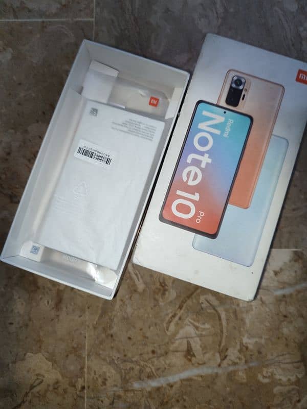 Redmi note 10 pro with box 0