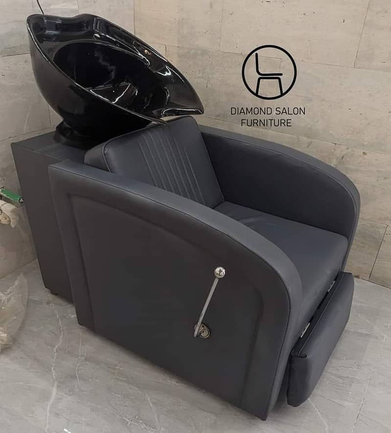 Saloon chair / Barber chair/Cutting chair/Shampoo unit 10