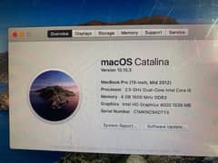 MACBOOK 13  Pro core i5