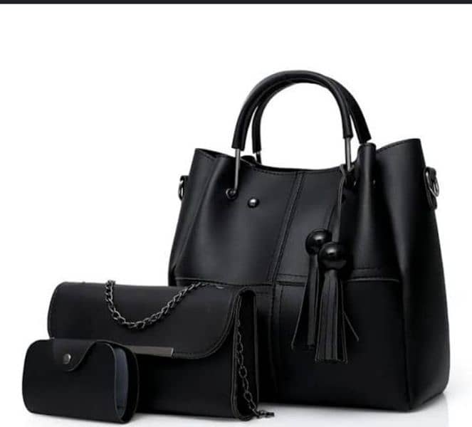 Long Shoulder Ladies Handbags Set 3 Piece 2