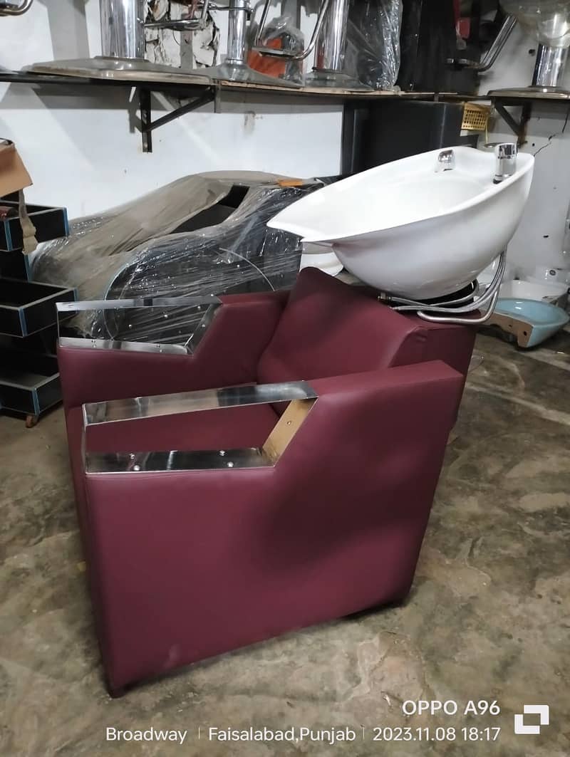 Saloon chair / Barber chair/Cutting chair/Massage bed/ Shampoo unit 3