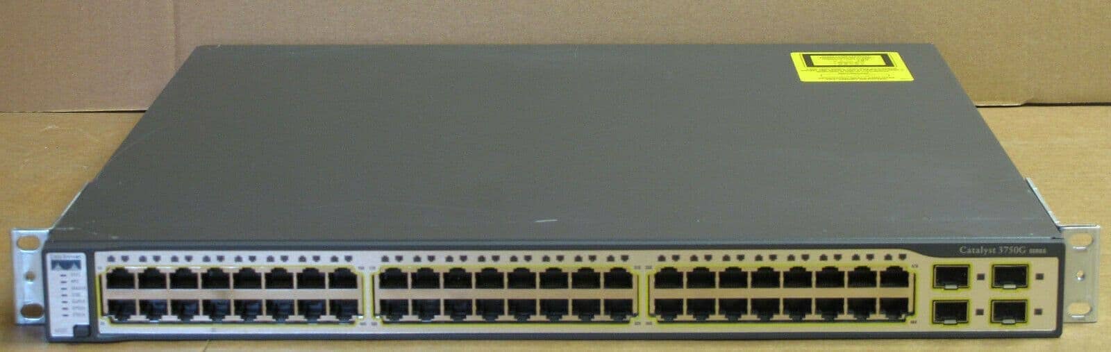 Cisco WS-C3750G-48TS-S 48-Port 4x SFP Managed L3 Gigabit 0