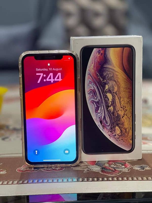 Iphone Xs PTA approved with box 0