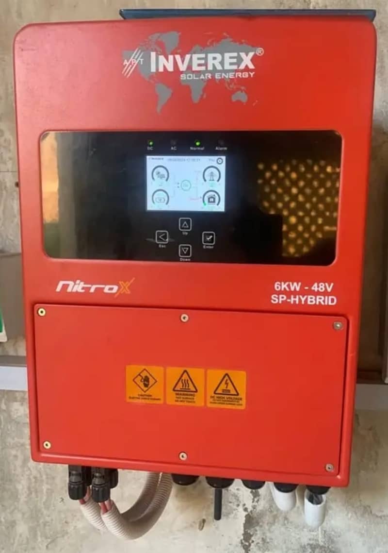 Inverex Hybrid 6 KW Nitrox with 4 Tubelur Phoenix Batteries 1