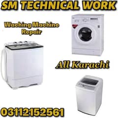 Waching machine fully Automatic Repair All over karachi